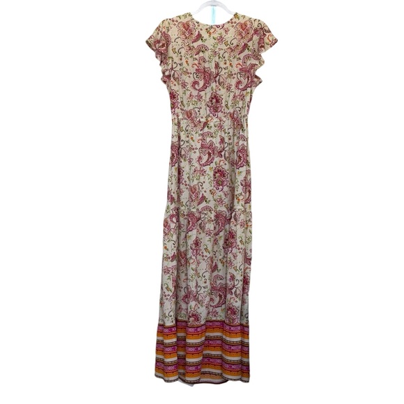 Cato Slip On Floral Print Maxi Dress Size M - Picture 7 of 8